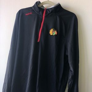 Chicago blackhawks Reebok Quarter ZIP